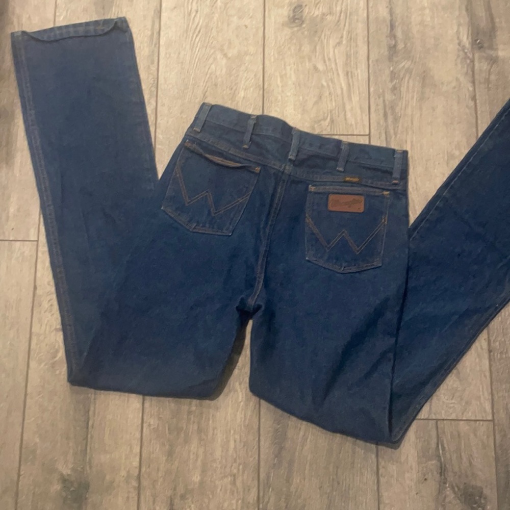 Wranglers jeans 33 x 38 bluejeans